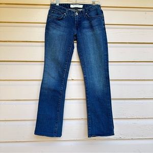 Hudson Low Rise Jeans Vintage Straight Leg 26 Cropped Ankle Length